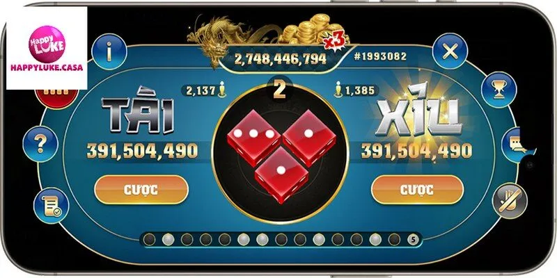 Nhiều cửa cược Sicbo vô cùng hấp dẫn